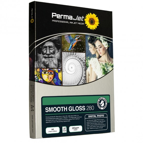 PermaJet Smooth Gloss 280gsm A2 PJ50544